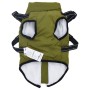 Abrigo perro con arnés impermeable reflectante XL verde militar by , Clothes for dogs - Ref: Foro24-4019895, Price: 19,34 €, ...