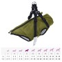 Abrigo perro con arnés impermeable reflectante XL verde militar by , Clothes for dogs - Ref: Foro24-4019895, Price: 19,34 €, ...