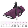 Abrigo para perro con arnés impermeable reflectante XL morado by , Clothes for dogs - Ref: Foro24-4019904, Price: 19,34 €, Di...