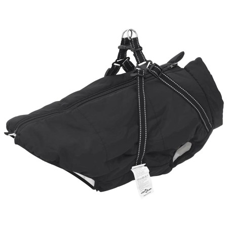 Abrigo para perro con arnés impermeable reflectante 3XL negro | Foro24|Onlineshop| Casa, Jardín y Más Foro24.es