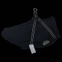 Abrigo para perro con arnés impermeable reflectante 3XL negro de , Ropa para perros - Ref: Foro24-4019912, Precio: 21,08 €, D...