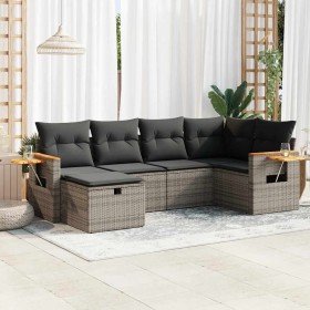 Comprar Set de muebles de jardín 6 pzas y cojines