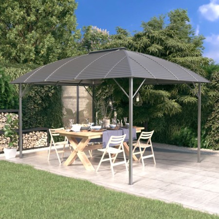 Pavillon mit anthrazitgrauem Bogendach 3x4 m von vidaXL, Zelte und Pavillons - Ref: Foro24-315257, Preis: 667,82 €, Rabatt: %