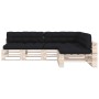 Cushions for pallet sofa 7 pieces black by vidaXL, Cushions for chairs and sofas - Ref: Foro24-314595, Price: 216,99 €, Disco...