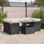 Set de sofás de jardín 7 pzas con cojines ratán sintético negro | Foro24|Onlineshop| Casa, Jardín y Más Foro24.es