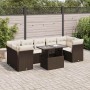 Set sofás de jardín 8 piezas y cojines ratán sintético marrón von , Gartensets - Ref: Foro24-3326124, Preis: 575,86 €, Rabatt: %