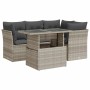 Set de sofás jardín y cojines 5 pzas ratán sintético gris claro von , Gartensets - Ref: Foro24-3326153, Preis: 454,98 €, Raba...