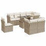 Set de sofás de jardín con cojines 9 pzas ratán sintético beige | Foro24|Onlineshop| Casa, Jardín y Más Foro24.es