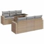 Set sofás de jardín 7 piezas y cojines ratán sintético beige | Foro24|Onlineshop| Casa, Jardín y Más Foro24.es