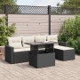 Set de sofás de jardín 6 piezas y cojines ratán sintético negro | Foro24|Onlineshop| Casa, Jardín y Más Foro24.es