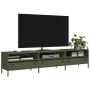 Mueble TV acero laminado en frío verde oliva 202x39x43,5 cm von , TV-Möbel - Ref: Foro24-851350, Preis: 254,44 €, Rabatt: %