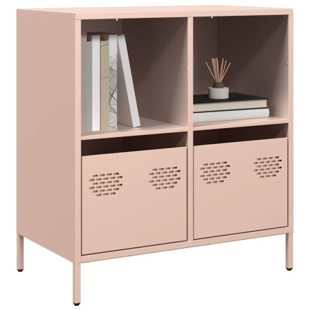 Aparador de acero laminado en frío rosa 68x39x73,5 cm | Foro24|Onlineshop| Casa, Jardín y Más Foro24.es