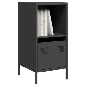 Aparador de acero laminado en frío negro 35x39x73,5 cm von , Sideboards - Ref: Foro24-851352, Preis: 110,79 €, Rabatt: %