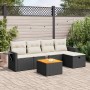 Set de sofás de jardín 6 piezas y cojines ratán sintético negro | Foro24|Onlineshop| Casa, Jardín y Más Foro24.es