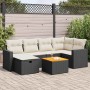 Set de sofás de jardín 7 pzas con cojines ratán sintético negro | Foro24|Onlineshop| Casa, Jardín y Más Foro24.es