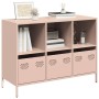 Aparador de acero laminado en frío rosa 101,5x39x73,5 cm von , Sideboards - Ref: Foro24-851365, Preis: 248,99 €, Rabatt: %