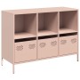 Aparador de acero laminado en frío rosa 101,5x39x73,5 cm von , Sideboards - Ref: Foro24-851365, Preis: 248,99 €, Rabatt: %