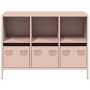 Aparador de acero laminado en frío rosa 101,5x39x73,5 cm von , Sideboards - Ref: Foro24-851365, Preis: 248,99 €, Rabatt: %