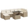 Set de sofás de jardín y cojines 8 piezas ratán sintético beige | Foro24|Onlineshop| Casa, Jardín y Más Foro24.es