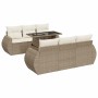 Set sofás de jardín 7 piezas y cojines ratán sintético beige von , Gartensets - Ref: Foro24-3326579, Preis: 691,76 €, Rabatt: %