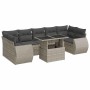 Set de sofás de jardín 8 pzas y cojines ratán sintético gris | Foro24|Onlineshop| Casa, Jardín y Más Foro24.es