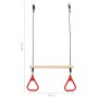 Trapeze swing with rings by vidaXL, Baby Activity Toys - Ref: Foro24-93153, Price: 25,16 €, Discount: %