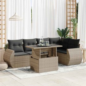 Comprar Set de muebles de jardín 6 pzas y cojines