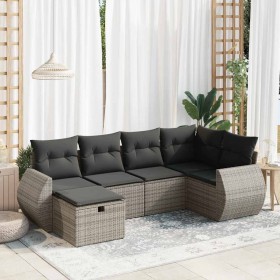 Comprar Set de muebles de jardín 6 pzas y cojines