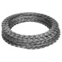 Alambre de espino rollo helicoidal 2 uds acero galvanizado 60 m de vidaXL, Cadenas, alambre y cuerda - Ref: Foro24-3057513, P...