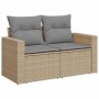 Set sofás jardín y cojines 5 pzas ratán sintético acacia beige by , Garden sets - Ref: Foro24-3328011, Price: 625,18 €, Disco...