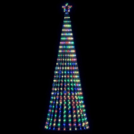 Árbol de Navidad cono de luz 475 LEDs de colores 247 cm de , Arboles de navidad - Ref: Foro24-4016399, Precio: 82,46 €, Descu...