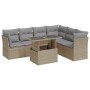 Set sofás de jardín 7 piezas y cojines ratán sintético beige | Foro24|Onlineshop| Casa, Jardín y Más Foro24.es