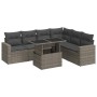 Set de sofás de jardín 7 pzas con cojines ratán sintético gris | Foro24|Onlineshop| Casa, Jardín y Más Foro24.es