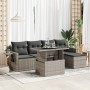 Set de muebles de jardín 6 pzas y cojines ratán sintético gris | Foro24|Onlineshop| Casa, Jardín y Más Foro24.es