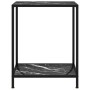 Mesa de consola negro vidrio templado 60x35x75 cm de vidaXL, Mesas auxiliares - Ref: Foro24-322830, Precio: 59,41 €, Descuent...