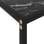 Mesa de consola negro vidrio templado 60x35x75 cm de vidaXL, Mesas auxiliares - Ref: Foro24-322830, Precio: 59,41 €, Descuent...