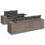 Set de muebles de jardín 6 pzas y cojines ratán sintético gris von , Gartensets - Ref: Foro24-3326731, Preis: 569,45 €, Rabat...