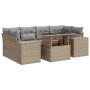 Set sofás de jardín 7 piezas y cojines ratán sintético beige | Foro24|Onlineshop| Casa, Jardín y Más Foro24.es