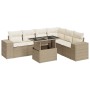 Set sofás de jardín 7 piezas y cojines ratán sintético beige by , Garden sets - Ref: Foro24-3326809, Price: 689,26 €, Discoun...