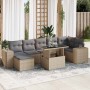 Set de sofás de jardín y cojines 8 piezas ratán sintético beige von , Gartensets - Ref: Foro24-3326840, Preis: 655,11 €, Raba...