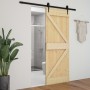 Sliding door with solid pine wood fittings 90x210 cm by vidaXL, Doors - Ref: Foro24-3057493, Price: 184,42 €, Discount: %