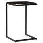 Black tempered glass side table 40x40x60 cm by vidaXL, Side tables - Ref: Foro24-322784, Price: 43,72 €, Discount: %