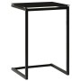 Black tempered glass side table 40x40x60 cm by vidaXL, Side tables - Ref: Foro24-322784, Price: 43,73 €, Discount: %