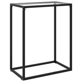 Mesa consola vidrio templado transparente 60x35x75 cm de vidaXL, Mesas auxiliares - Ref: Foro24-322803, Precio: 49,99 €, Desc...