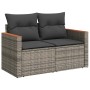 Set de muebles de jardín 6 pzas y cojines ratán sintético gris | Foro24|Onlineshop| Casa, Jardín y Más Foro24.es