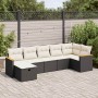 Set de sofás de jardín 7 pzas con cojines ratán sintético negro | Foro24|Onlineshop| Casa, Jardín y Más Foro24.es