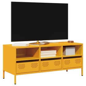 Mueble para TV acero laminado en frío amarillo