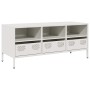 Mueble para TV acero laminado en frío blanco 101,5x39x43,5 cm | Foro24|Onlineshop| Casa, Jardín y Más Foro24.es