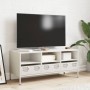 Mueble para TV acero laminado en frío blanco 101,5x39x43,5 cm | Foro24|Onlineshop| Casa, Jardín y Más Foro24.es