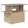 Set sofás jardín y cojines 9 pzas ratán sintético acacia beige | Foro24|Onlineshop| Casa, Jardín y Más Foro24.es